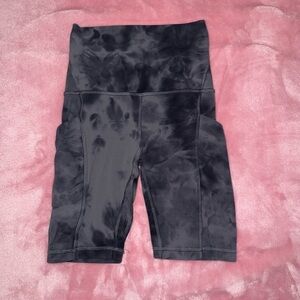 Lululemon Align High Rise Short‎ with Pockets 8" size 0 NWOT Diamond Dye